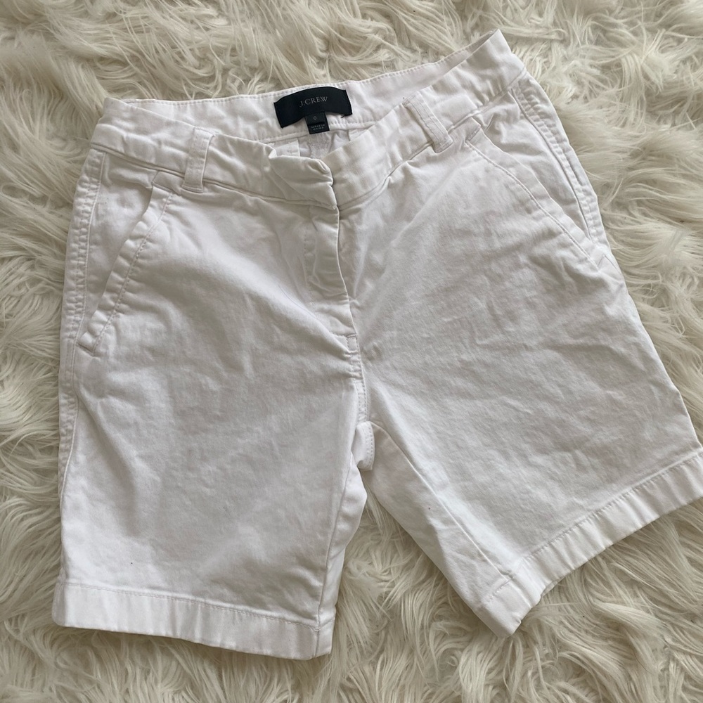 White J.Crew shorts